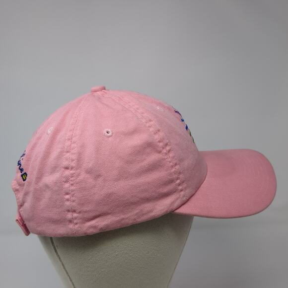 Born To Shine Strapback Baseball Cap Pink One Size Adjustable Embroidered Ha - Picture 6 of 10